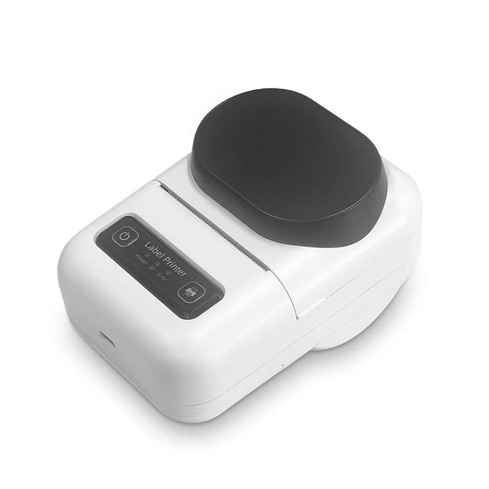 Label Maker - 58mmミニPOSハンドヘルドワイヤレスラベル2インチバーコードサーマルプリンターステッカーポータブルBluetoothサーマルラベルメーカープリンター