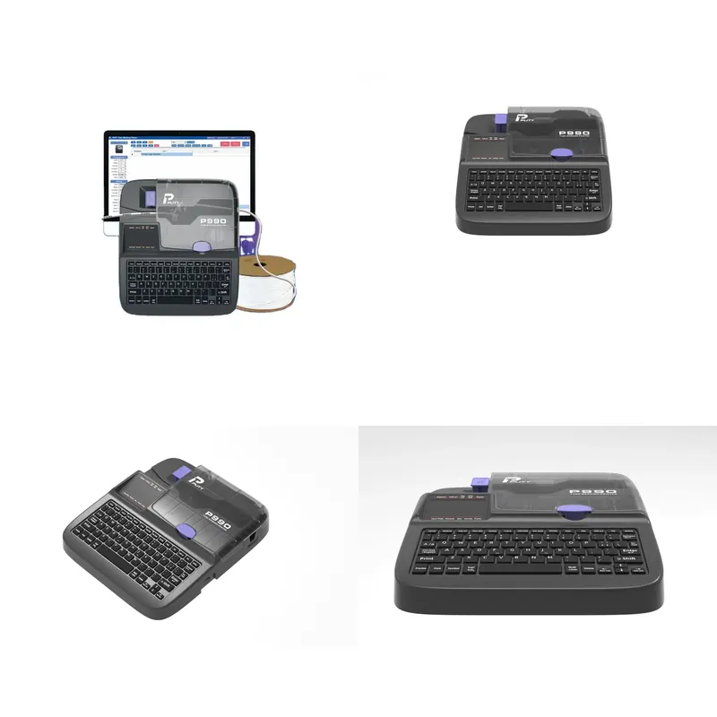 Label Printer - プロフェッショナル P990 ケーブルワイヤーラベルプリンターケーブルタグプリンター非ワイヤレス熱収縮チューブプリンター印刷 Impresora