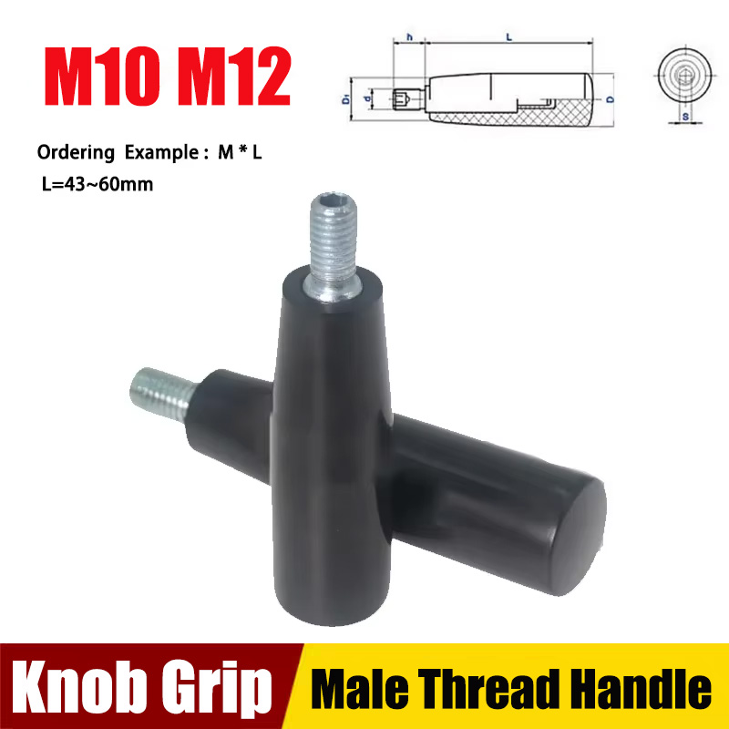 Commercial Printing And Packaging - M10 M12回転ハンドル、隠されたゴム材製フロントエンド、六角形溝付き回転式包装ビデオ印刷機械用ハンドル