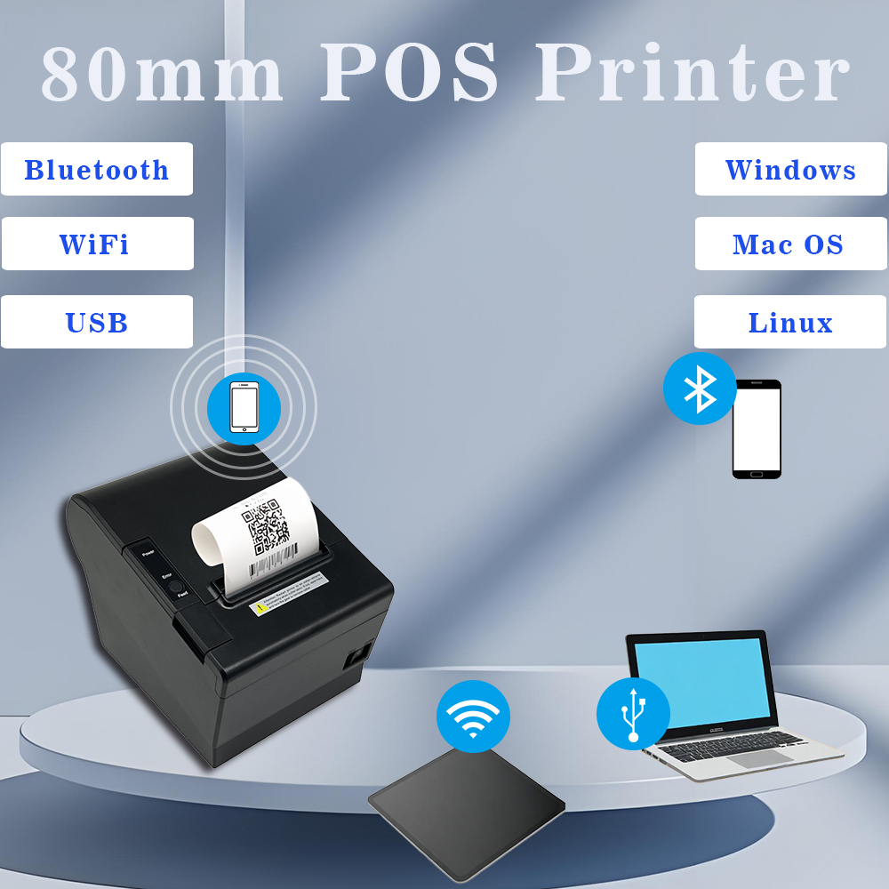ホットセール 80mm 感熱式POSレシート バーコード Q - Commercial Book Printing Machines のレビューと価格