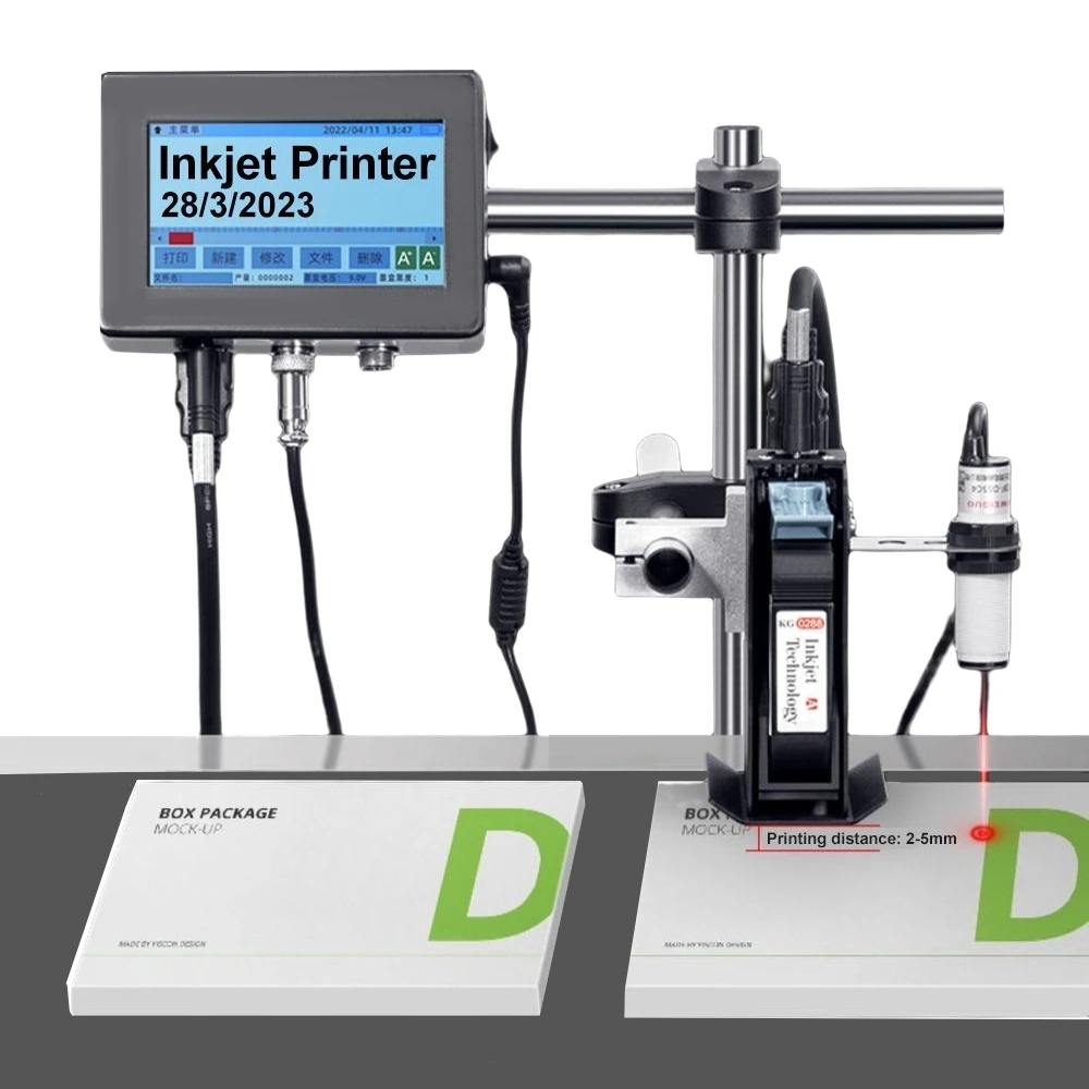 自動インクジェットプリンター,12.7-25.4mm,4.3 - Barcode Printer のレビューと価格