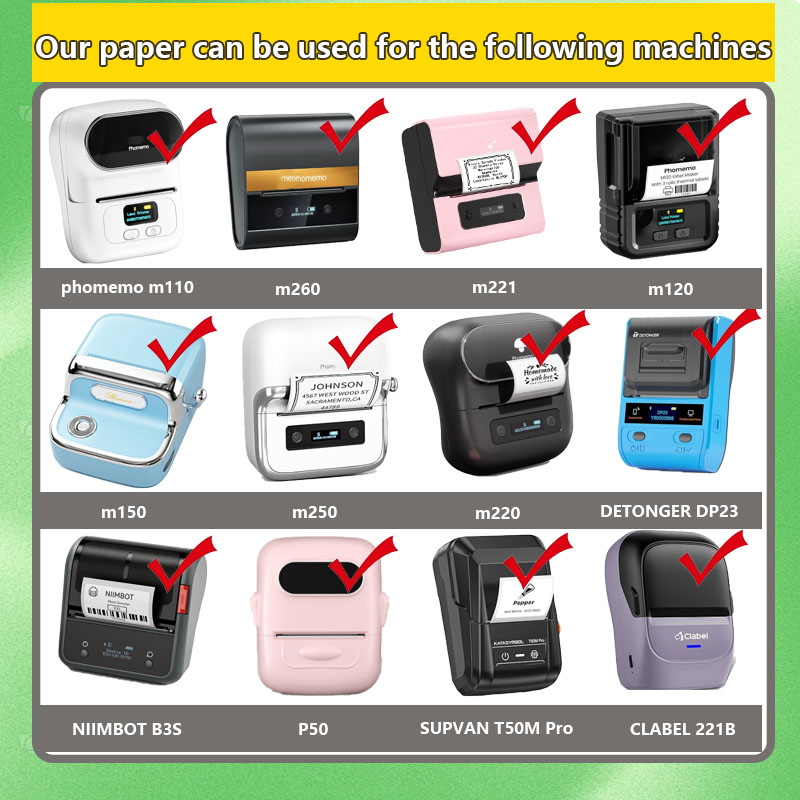 Phomemoグラデーション粘着ラベル 50x50mm M1 - Barcode Printer のレビューと価格